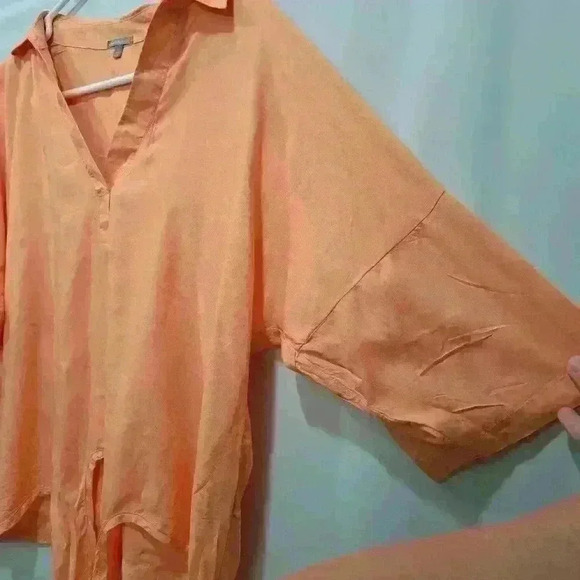 Charlotte Russe Orange Sherbert, SzM Top - Picture 7 of 12